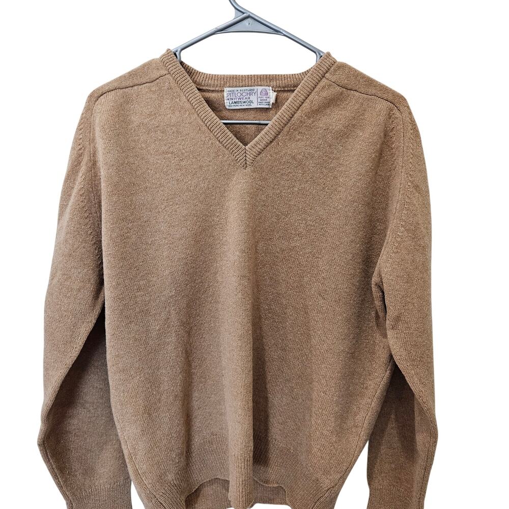 Pitlochry Lambswool‎ Knit Sweater, Size 42